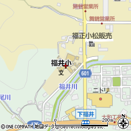 舞鶴市立福井小学校周辺の地図