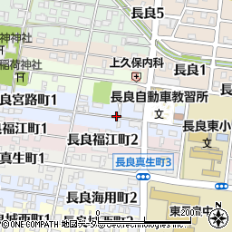 岐阜県岐阜市長良宮路町周辺の地図