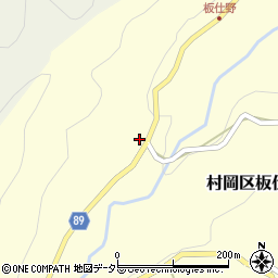 兵庫県美方郡香美町村岡区板仕野234周辺の地図