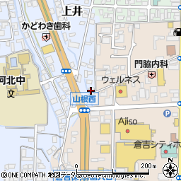 鳥取県倉吉市上井265-7周辺の地図
