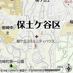 神奈川県横浜市保土ケ谷区岩崎町12-1周辺の地図