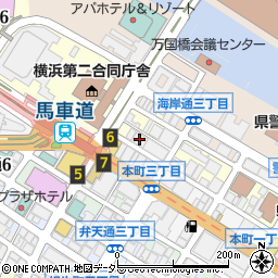 横浜港運健康保険組合保健センター周辺の地図