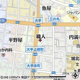 京都府舞鶴市職人周辺の地図