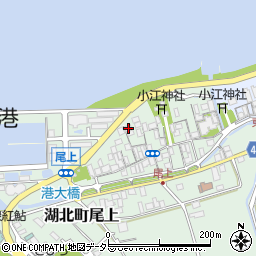 滋賀県長浜市湖北町尾上123周辺の地図