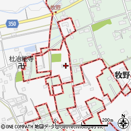 岐阜県美濃加茂市牧野595周辺の地図