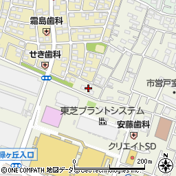 神奈川県厚木市戸室5丁目30周辺の地図