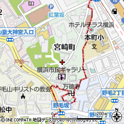 神奈川県横浜市西区宮崎町61周辺の地図