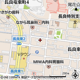 白木眼科医院周辺の地図