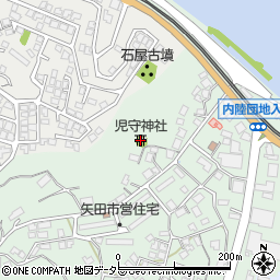 児守神社周辺の地図