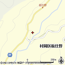 兵庫県美方郡香美町村岡区板仕野224周辺の地図