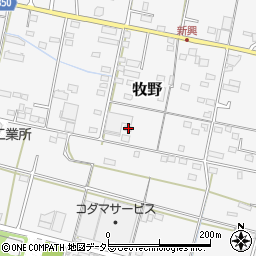 岐阜県美濃加茂市牧野2278周辺の地図