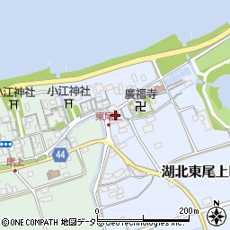 滋賀県長浜市湖北東尾上町227周辺の地図