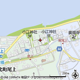 滋賀県長浜市湖北町尾上25周辺の地図