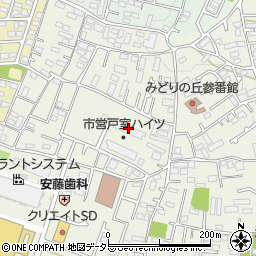 厚木市・鍵屋の緊急隊周辺の地図