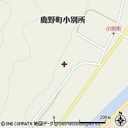 鳥取県鳥取市鹿野町小別所297周辺の地図