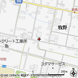 岐阜県美濃加茂市牧野2292周辺の地図