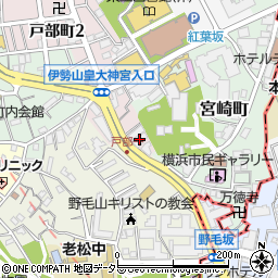 リブゼ横浜紅葉坂周辺の地図