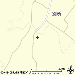鳥取県東伯郡湯梨浜町別所286周辺の地図
