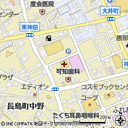 ライトオン恵那店周辺の地図