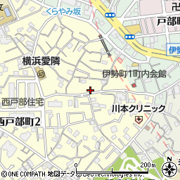 神奈川県横浜市西区西戸部町2丁目139周辺の地図