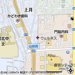 鳥取県倉吉市上井265-8周辺の地図