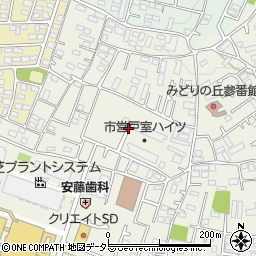 神奈川県厚木市戸室5丁目21周辺の地図