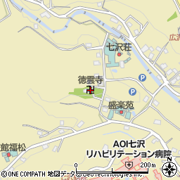 徳雲寺周辺の地図