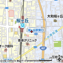 飛田ビル周辺の地図