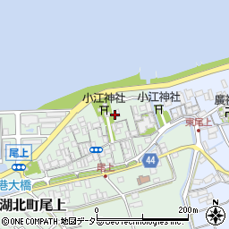 滋賀県長浜市湖北町尾上56周辺の地図