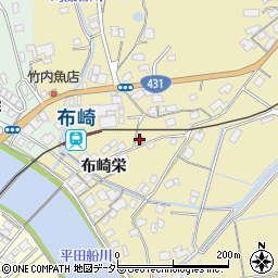 平田園郵便局周辺の地図