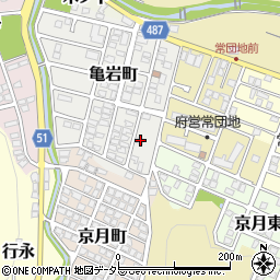 京都府舞鶴市亀岩町124周辺の地図