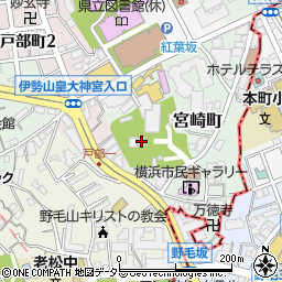 神奈川県横浜市西区宮崎町64周辺の地図