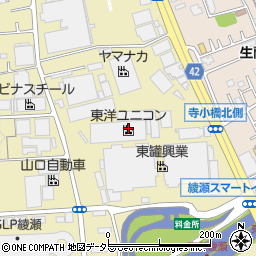 東洋ユニコン株式会社周辺の地図