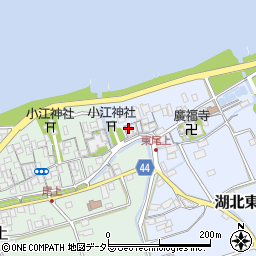 〒529-0363 滋賀県長浜市湖北東尾上町の地図