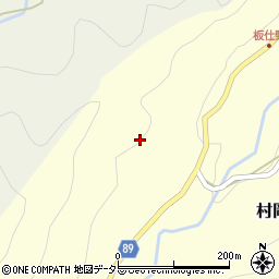 兵庫県美方郡香美町村岡区板仕野周辺の地図