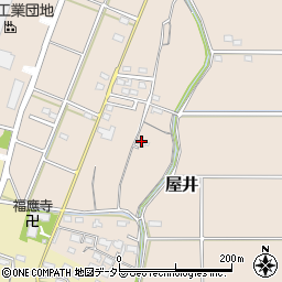 岐阜県本巣市屋井816周辺の地図