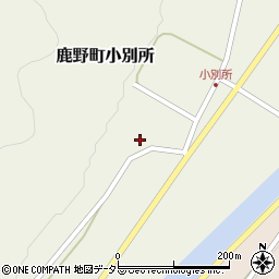 鳥取県鳥取市鹿野町小別所270周辺の地図