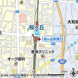 や台ずし　桜ヶ丘駅東口町周辺の地図