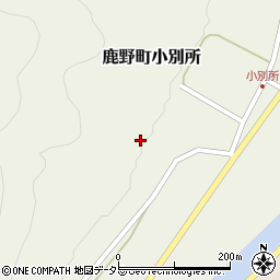 鳥取県鳥取市鹿野町小別所288周辺の地図