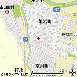 京都府舞鶴市亀岩町55周辺の地図