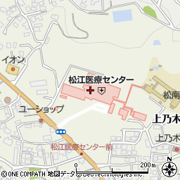 松江医療センター（国立病院機構）周辺の地図