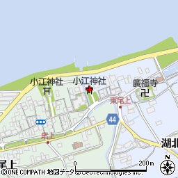 小江神社周辺の地図