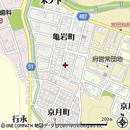 京都府舞鶴市亀岩町86周辺の地図