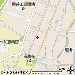 岐阜県本巣市屋井1016周辺の地図