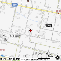 岐阜県美濃加茂市牧野2293周辺の地図