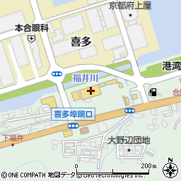 舞鶴港とれとれセンター　魚たつ周辺の地図