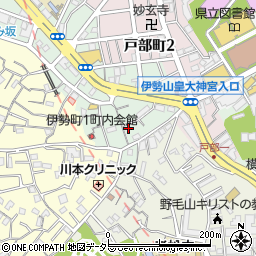 神奈川県横浜市西区伊勢町1丁目21周辺の地図