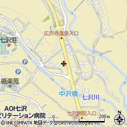 セブンイレブン厚木七沢北店周辺の地図