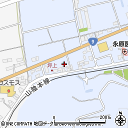 鳥取県米子市淀江町西原1061-44周辺の地図