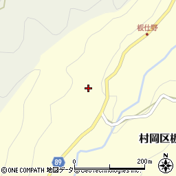 兵庫県美方郡香美町村岡区板仕野179周辺の地図